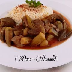 A picture of Okra stew.