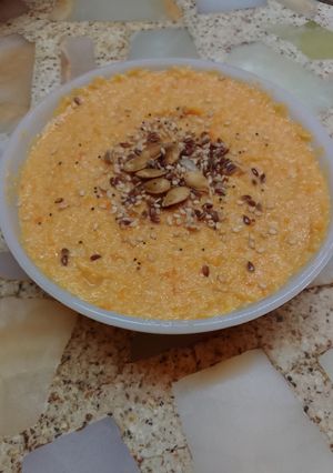 Una foto de Hummus de garbanzos