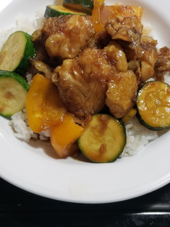 A picture of Honey Ginger Fish Stirfry.