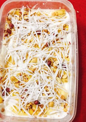 Hình của món Kem chuối thần thánh.