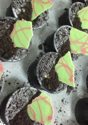 黑巧克力果仁慕斯 的食譜成品照片