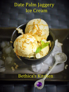 A picture of Date Palm Jaggery Ice Cream.