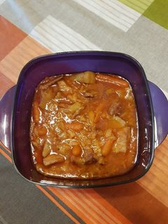 Una foto de Guiso de costillas de cerdo con alcachofas (Olla Gm deLuxe)