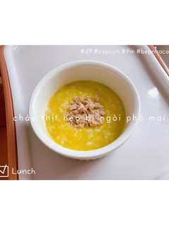 Hình của món Cháo thịt heo 🥓 bí ngòi phô mai 🧀.