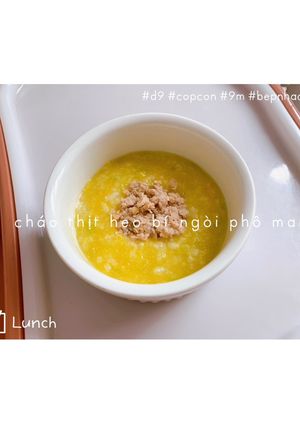 Hình của món Cháo thịt heo 🥓 bí ngòi phô mai 🧀.