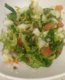 Ensalada vegana con quinoa