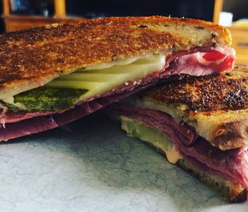 Popular Cuisine Hutchs Cuban Reuben Savory Delicious