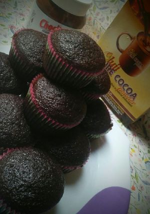 A picture of Rich chocolate cupcakes.