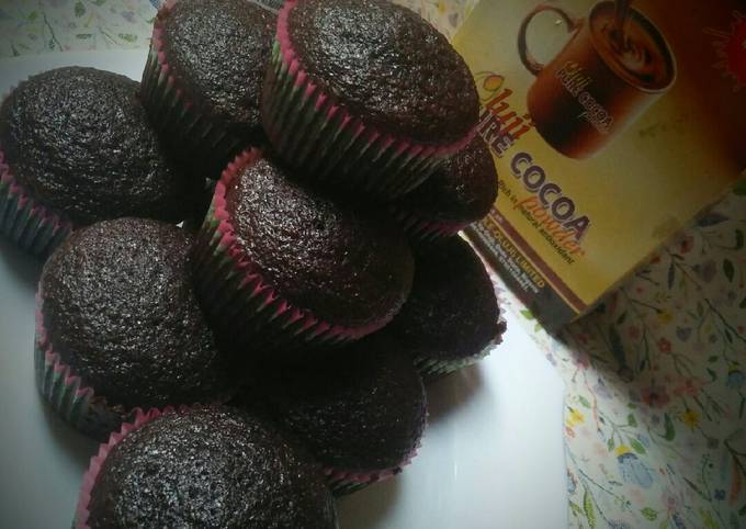 Recipe of Favorite Rich chocolate cupcakes