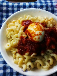 A picture of Macaroni and Egg Stew.