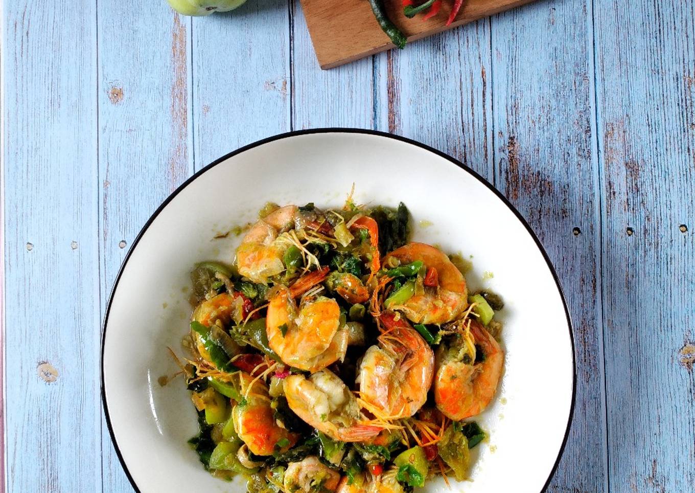 25. Udang cabe ijo