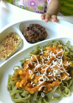 Foto resep Mie (Gluten Free) Saus Labu