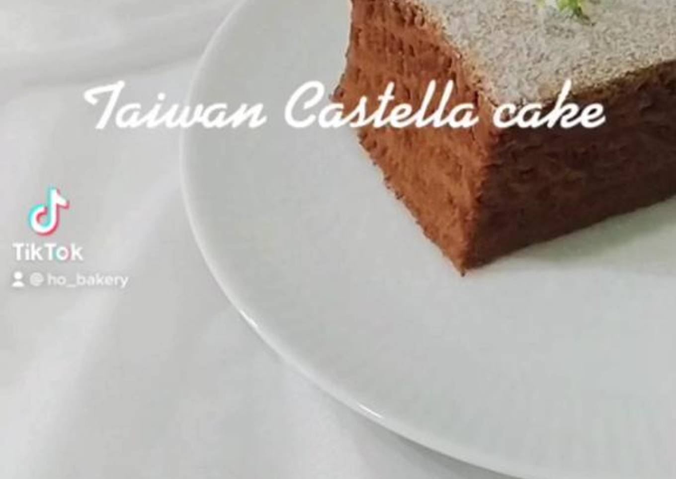 Taiwan chocolate castella cake ☁