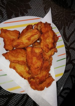 Una foto de Pechugas de pollo fritas