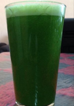 Una foto de Jugo verde