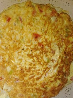 صورة لوصفة بيض بالخضار