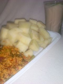 Doya da miyan kwai ainihin hoton girkin