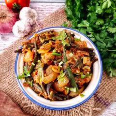 A picture of Masala Bhindi.