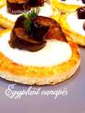 Eggplant Canapes