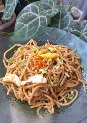 Foto resep Spaghetti Goreng Telur
