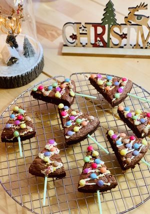 Une photo de Brownie Sapin de Noël 🎄
