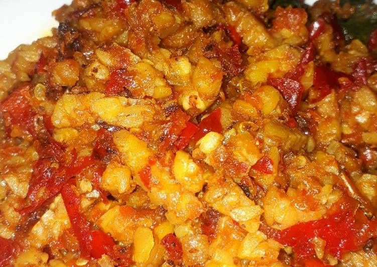 Resep Tempe orek balado Anti Gagal
