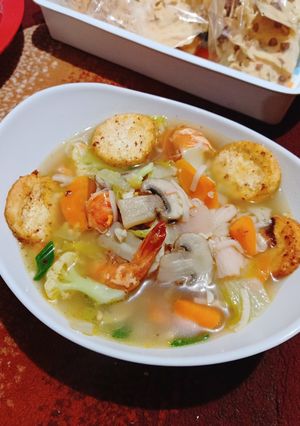 Foto resep Sapo Tahu Seafood 🍤