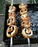 Шашлык из шампиньонов