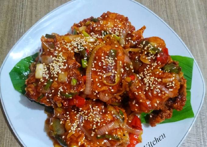 Bagaimana cara buat Resep Ayam Saos Barbeque yang lezat