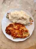 Milanesas de cerdo al horno con avena