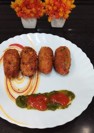 A picture of Bread Potato Beet Roll Kebabs.