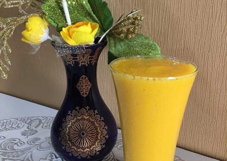 Cara memasak Mango Smoothie  Mudah