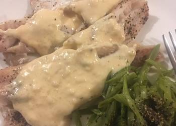 Unique Cuisine Normandy fish sauce Delicious Nutritious