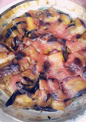 صورة لوصفة صينية الباذنجان باللحم