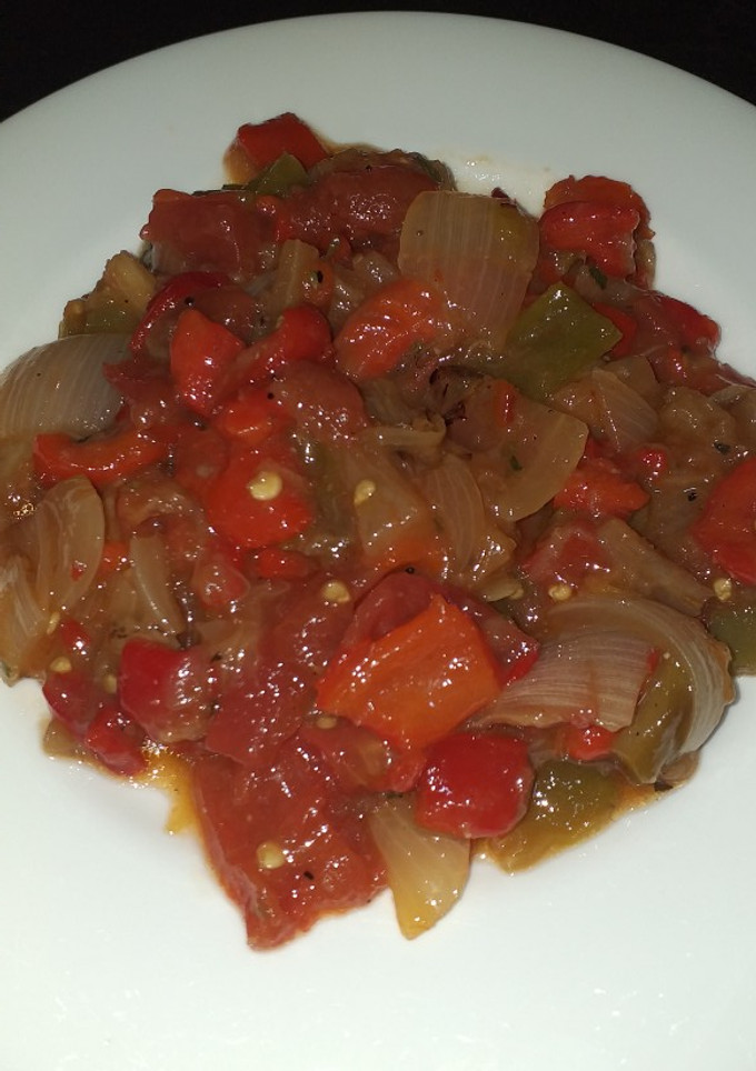 Una foto de Ensalada de verduras asada