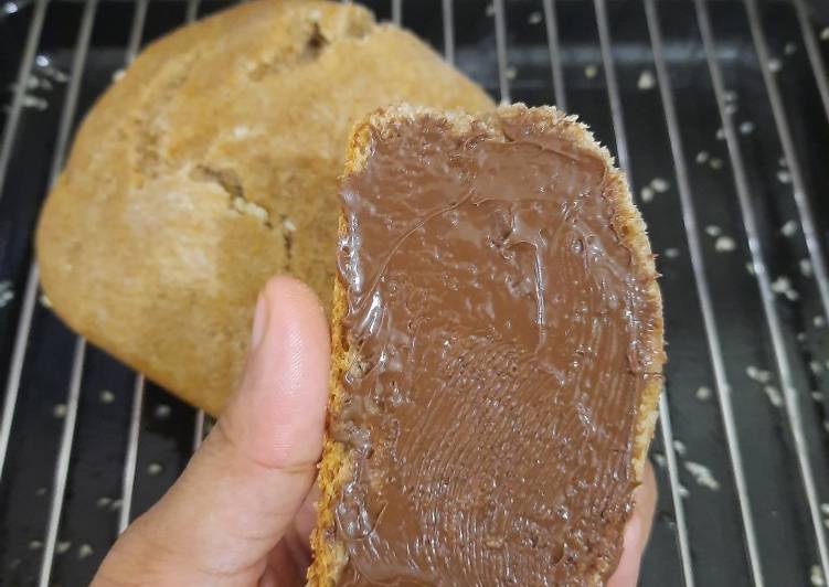 Kiat-kiat membuat Roti Gandum Sehat TANPA TELUR & SUSU gurih
