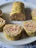 Warm Zucchini Frittata Roll