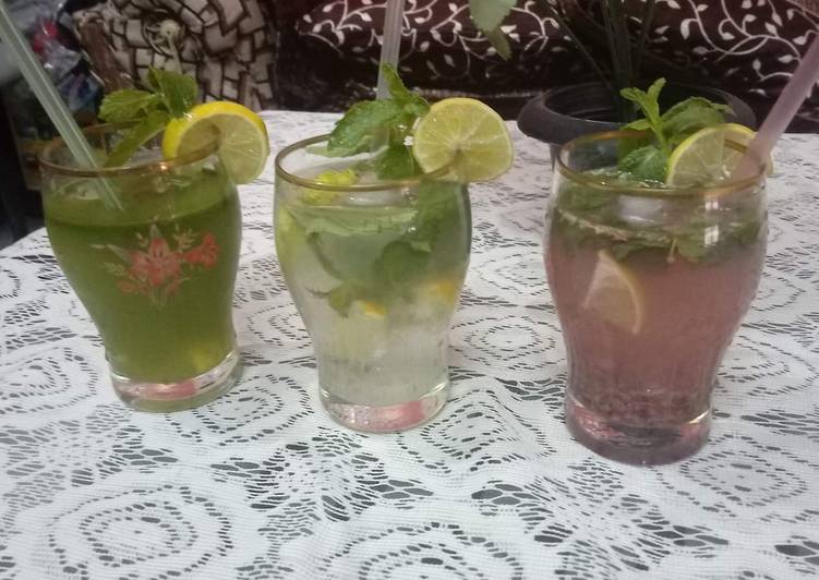 Simple Way to Make Speedy Tricolor Summer coolers