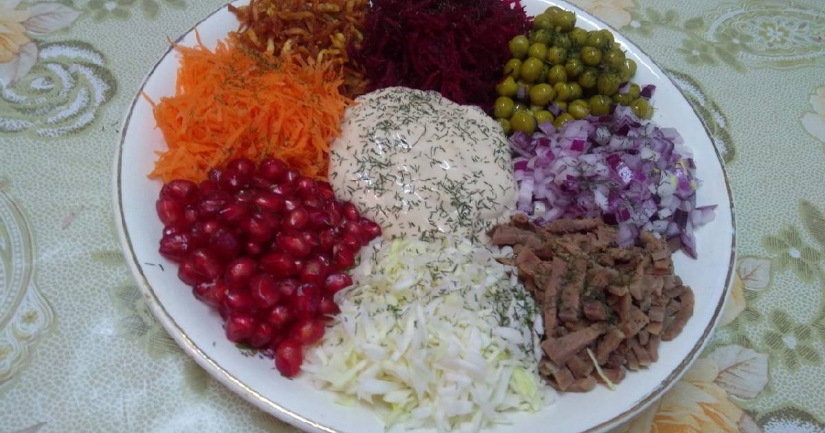 Салат козий огород рецепт с фото