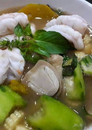 รูปของ แกงเลียงกุ้งสด
