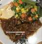 Cara Gampang Membuat Resep Beef steak with saus barbeque yang Bisa Manjain Lidah Anti Ribet, Menggugah Selera