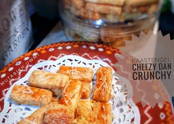 Resep Unik Kaastengel cheezy dan crunchy, No mixer, cepat dan mudah banget Enak dan Sehat