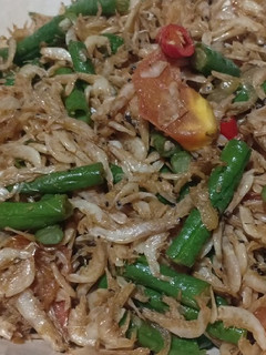 Foto resep Tumis kacang panjang udang papai (ebi)