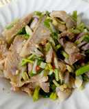 น้ำตกคอหมูย่าง แบบใช้พริกสดแทนพริกแห้ง