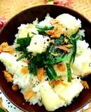 Xôi sắn (khoai mì)