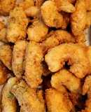 Langostinos rebozados