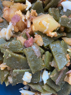 Una foto de Judías verdes con bacon