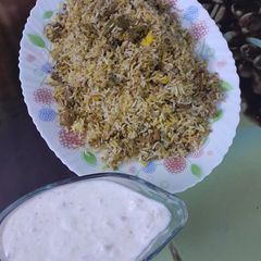 A picture of Muradabadi Biryani.