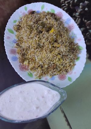 A picture of Muradabadi Biryani.
