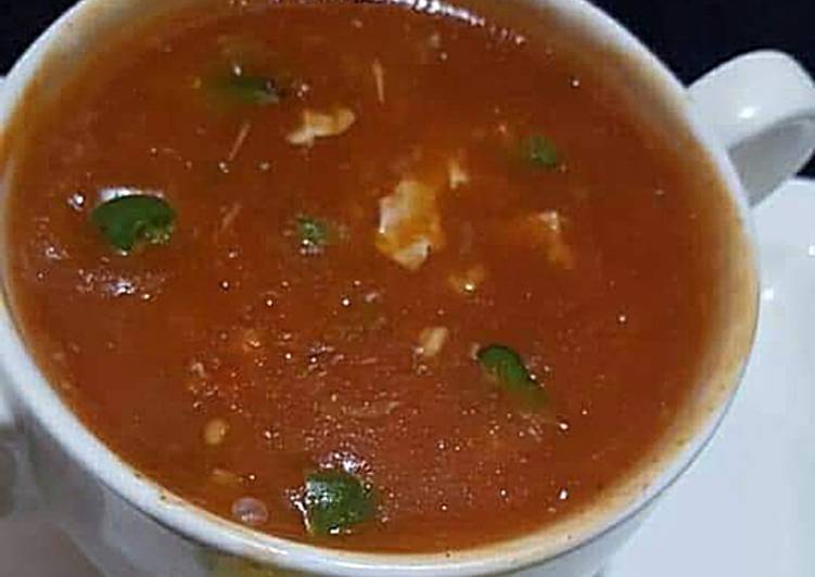 Recipe of Homemade Egg Hot and Sour Soup 🥣🥣